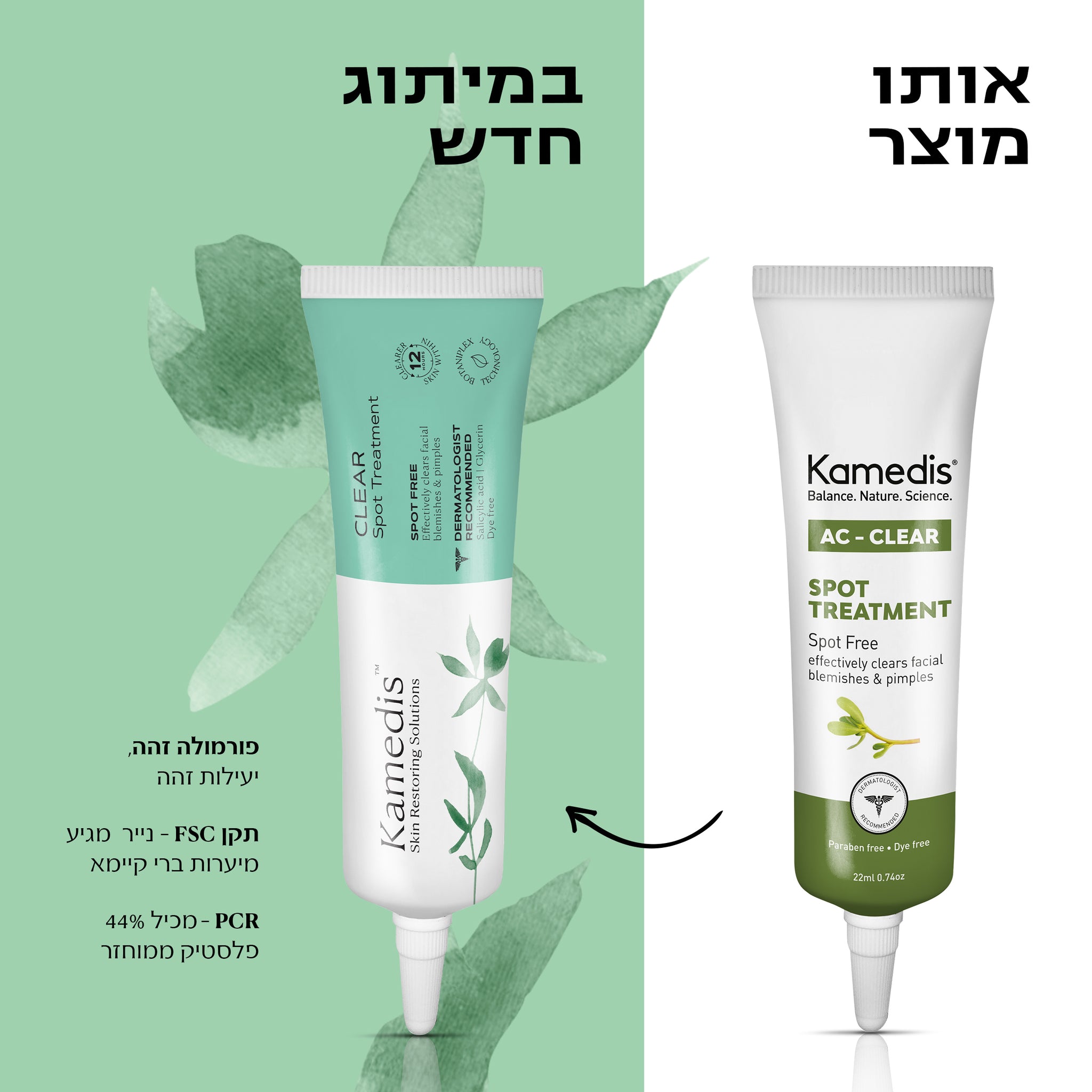 טיפול נקודתי ומהיר לפצעונים - 3 יחידות | CLEAR