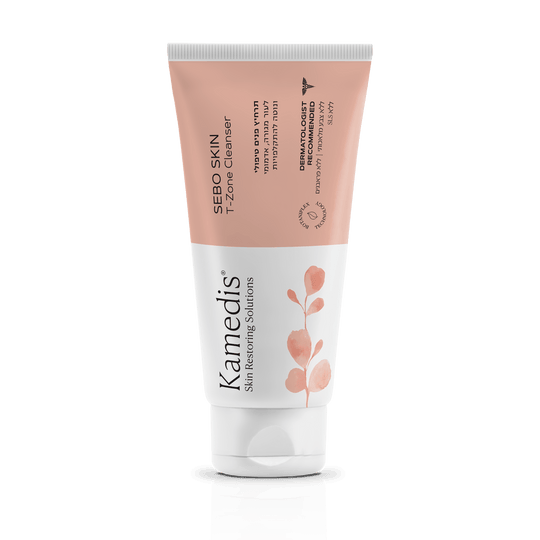 תרחיץ פנים טיפולי לעור מגורה ואדמומי | SEBO SKIN T-ZONE CLEANSER - קמדיס